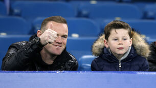 <p>Wayne Rooney’s son Kai has signed for Manchester United. Picture: Peter Byrne/PA</p>