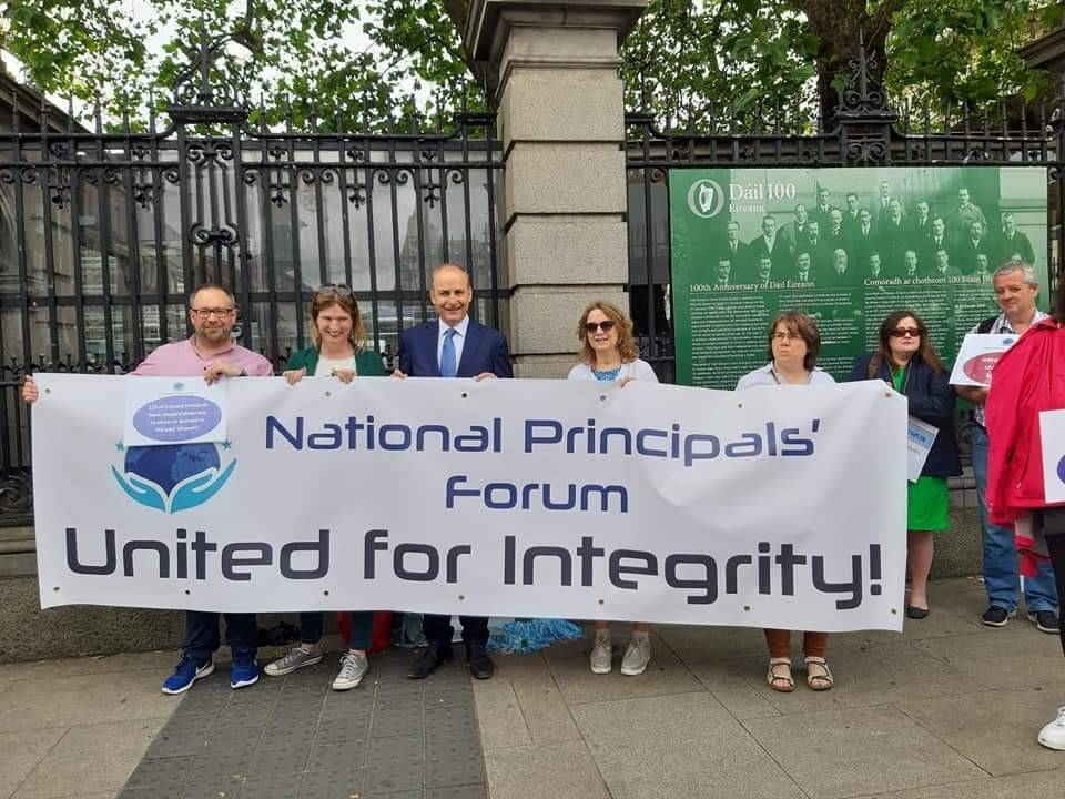 National Principals' Forum with current Taoiseach Micheál Martin in July 2019.