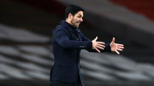 <p>Arsenal manager Mikel Arteta feels small margins have made a big difference this season. Picture: Clive Rose/PA</p>