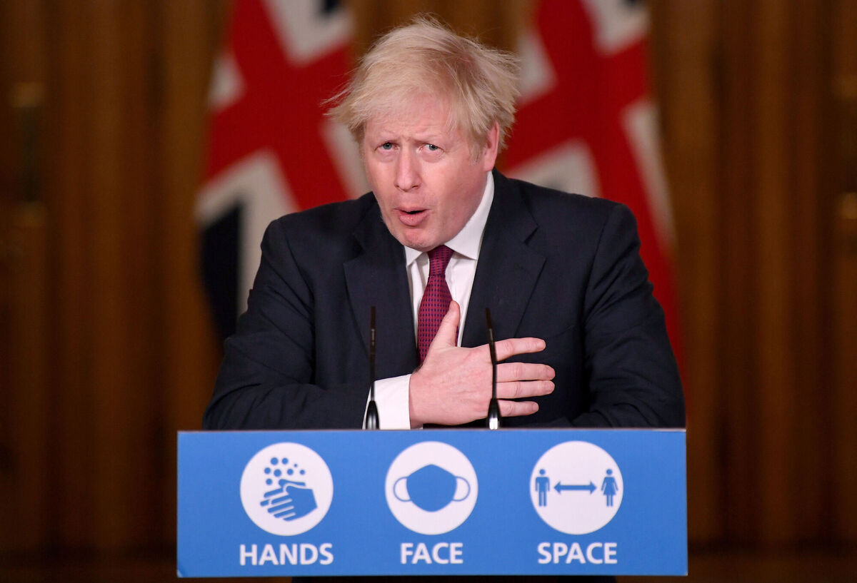 The British prime minister announced that from Sunday areas in the South East currently in Tier 3 will be moved into a new Tier 4 – effectively returning to the lockdown rules of November. Picture: Toby Melville/PA Wire