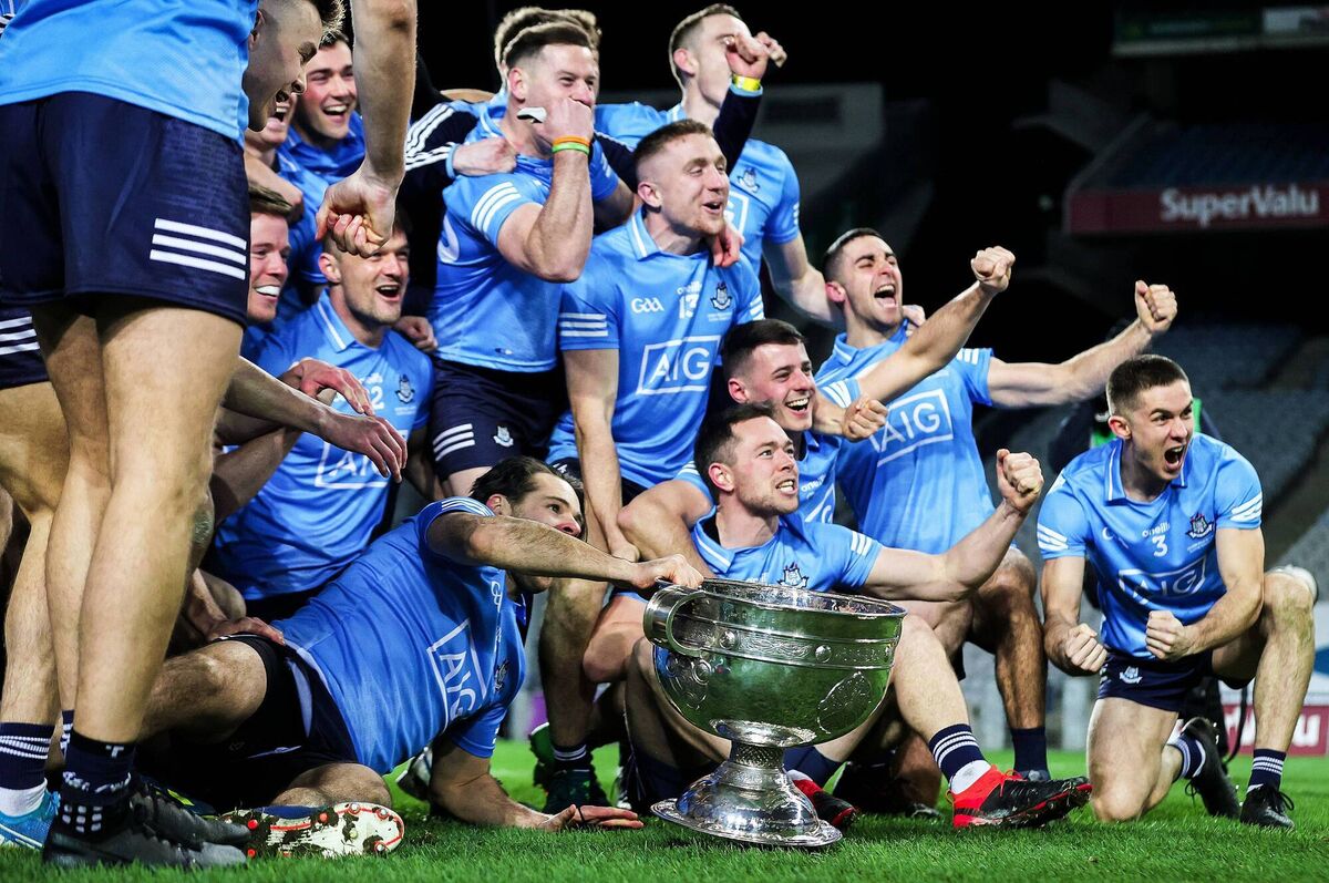 Dublin celebrate after the game. Picture: INPHO/Tommy Dickson