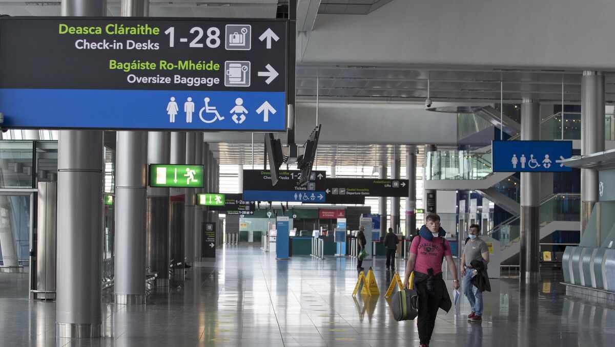 The government has made an announcement for restrictions on travel from Britain this evening. Picture: Colin Keegan, Collins Dublin