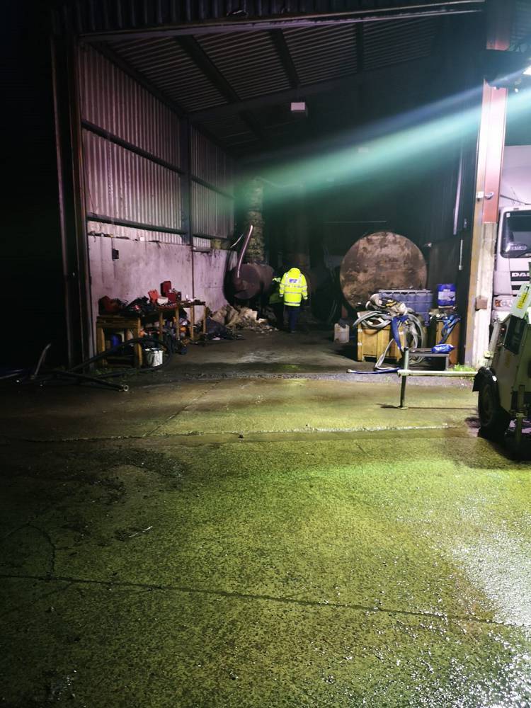 Fuel-laundering plant uncovered by customs officers during raid