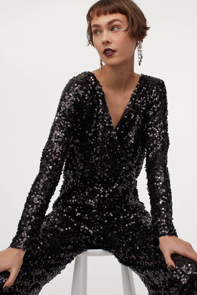 Sequin jumpsuit, H&amp;M, was €39.99, now €29.99