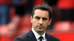 Gary Neville says football must continue amid a surge in coronavirus (Mike Egerton/PA)