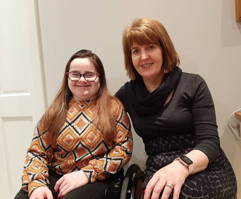 Jean Hanrahan and her daughter Orla Platten, from Quil in Clare. Orla is no longer entitled to physiotherapy, occupational therapy and speech and language therapy.
