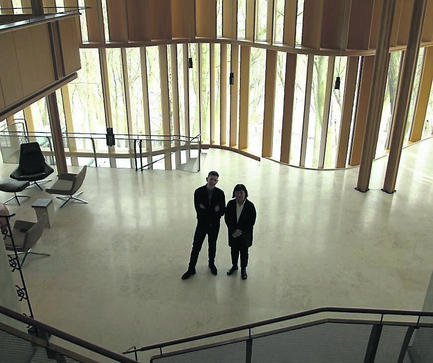 At Integral House by Shim-Sutcliffe Architects in Toronto, Canada