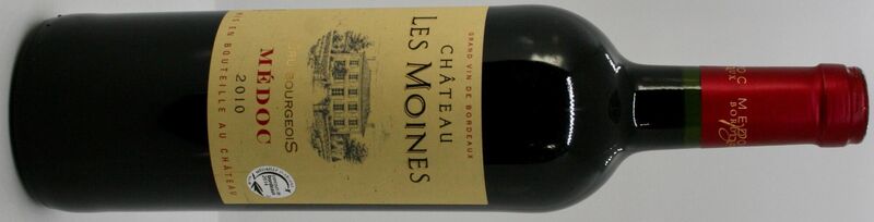 Château Les Moines Médoc 2010, Bordeaux - €24.95 Château Les Moines Médoc 2010, Bordeaux - €24.95