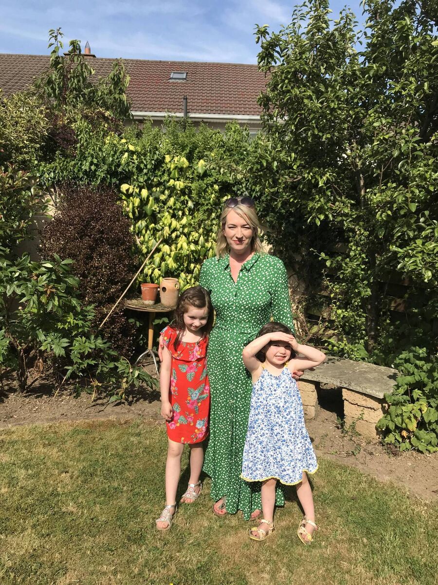 Elaine McDevitt with Leila and Cara. She puts her kids’ comedic gems up on Facebook. Elaine McDevitt with Leila and Cara. She puts her kids’ comedic gems up on Facebook.