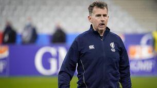 <p>Referee Nigel Owens refereed his 100th international match when France played Italy</p>