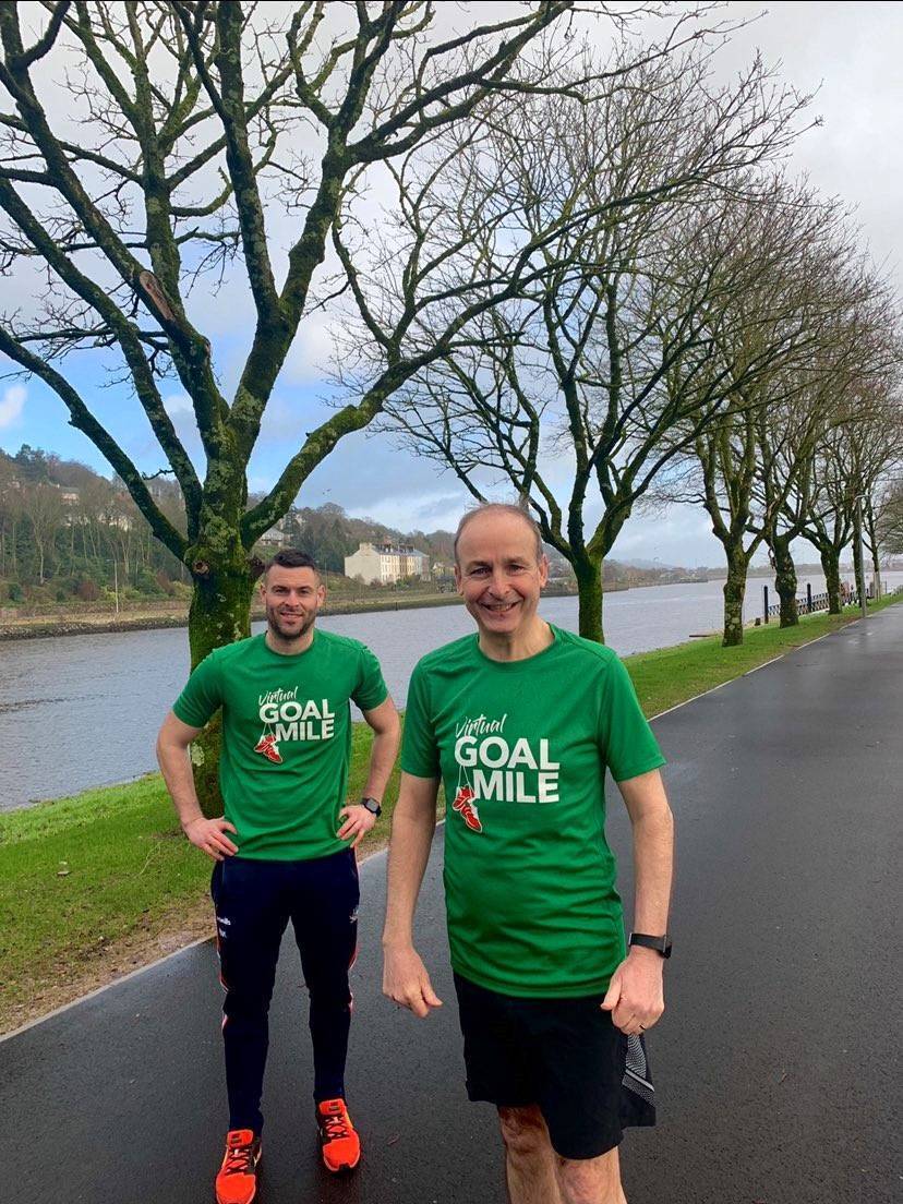Taoiseach and son 'delighted' to take part in GOAL virtual mile fundraiser
