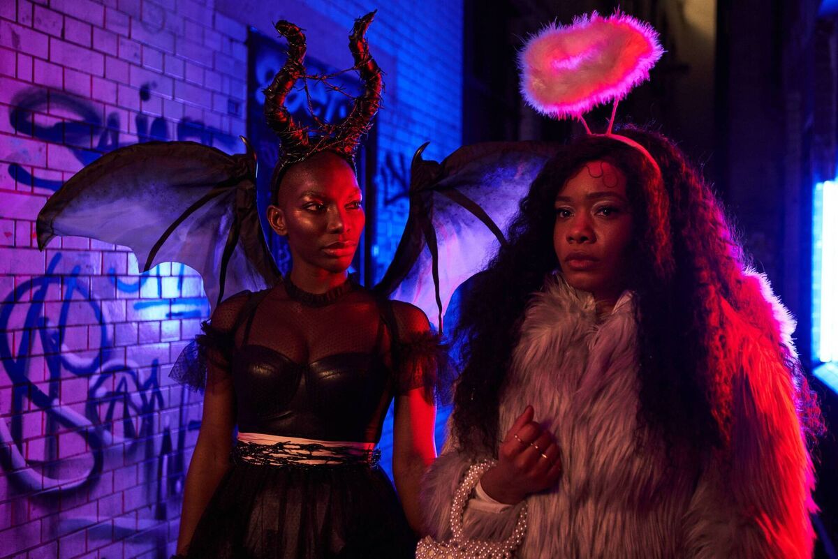 Michaela Coel and Weruche Opia in I May Destroy You. Michaela Coel and Weruche Opia in I May Destroy You.