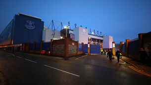 <p>Everton’s game against Manchester City was postponed at four hours’ notice (Peter Byrne/PA)</p>