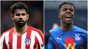<p>Diego Costa could be a surprise target for Arsenal while Wilfried Zaha is being monitored by AC Milan, according to today’s football gossip (Alex Livesey/Nick Potts/PA)</p>