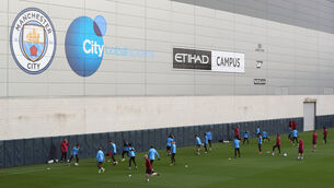 <p>Manchester City have returned to training (Peter Byrne/PA)</p>