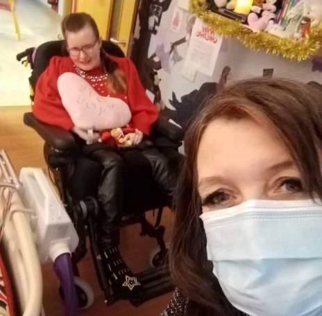 Sally Crowley with her daughter Jessica