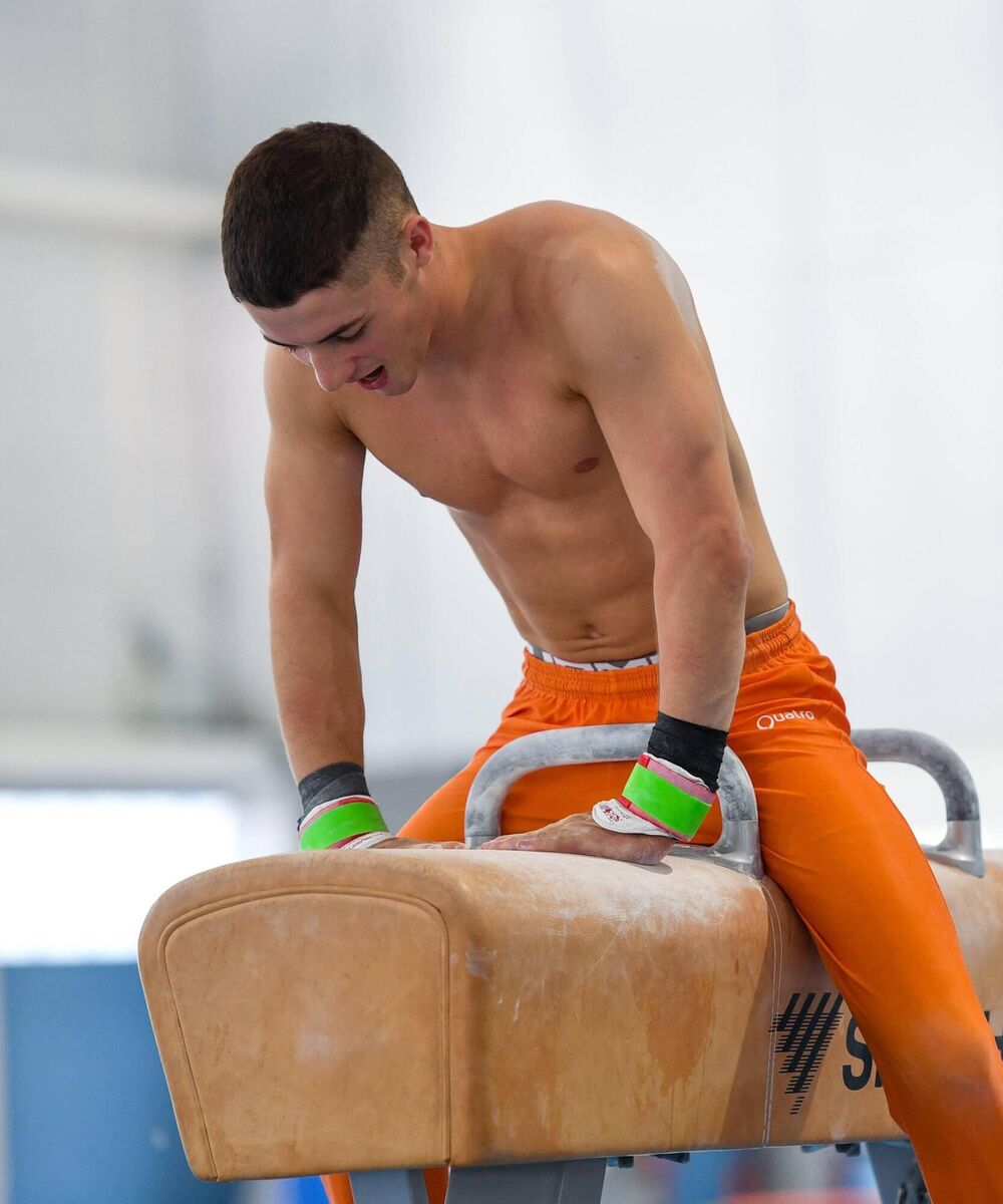 Team Ireland gymnast Rhys McClenaghan at the National Gymnastics Training Centre in the Sport Ireland Campus during the summer. Picture: Ramsey Cardy/Sportsfile Team Ireland gymnast Rhys McClenaghan at the National Gymnastics Training Centre in the Sport Ireland Campus during the summer. Picture: Ramsey Cardy/Sportsfile