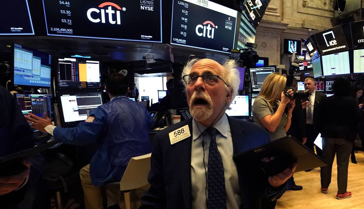 Many pensions in Ireland are exposed to US stocks. Photo: Timothy A. Clary/AFP via Getty Images