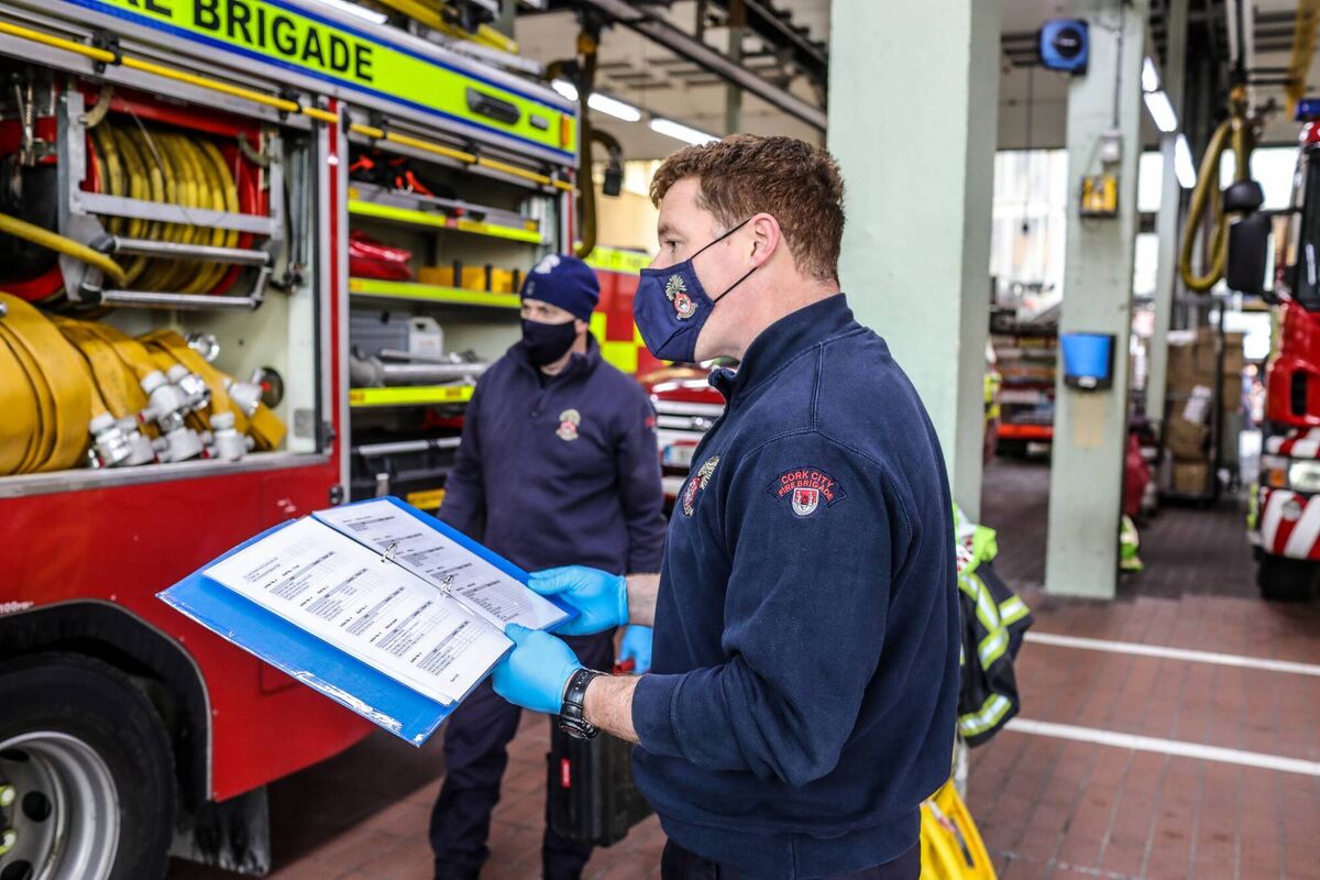 Third officer Ger Ryan of Cork Fire Brigade.