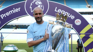 <p>Pep Guardiola has suggested his career still has a long way to go Picture: Martin Rickett/PA</p>