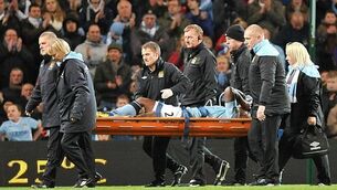 Richards and Maicon missing for Manchester derby