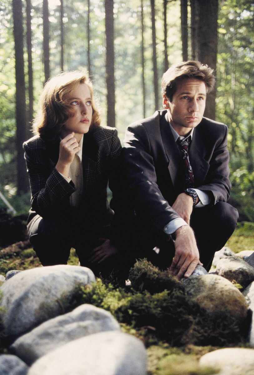 Scully and Mulder in X-Files