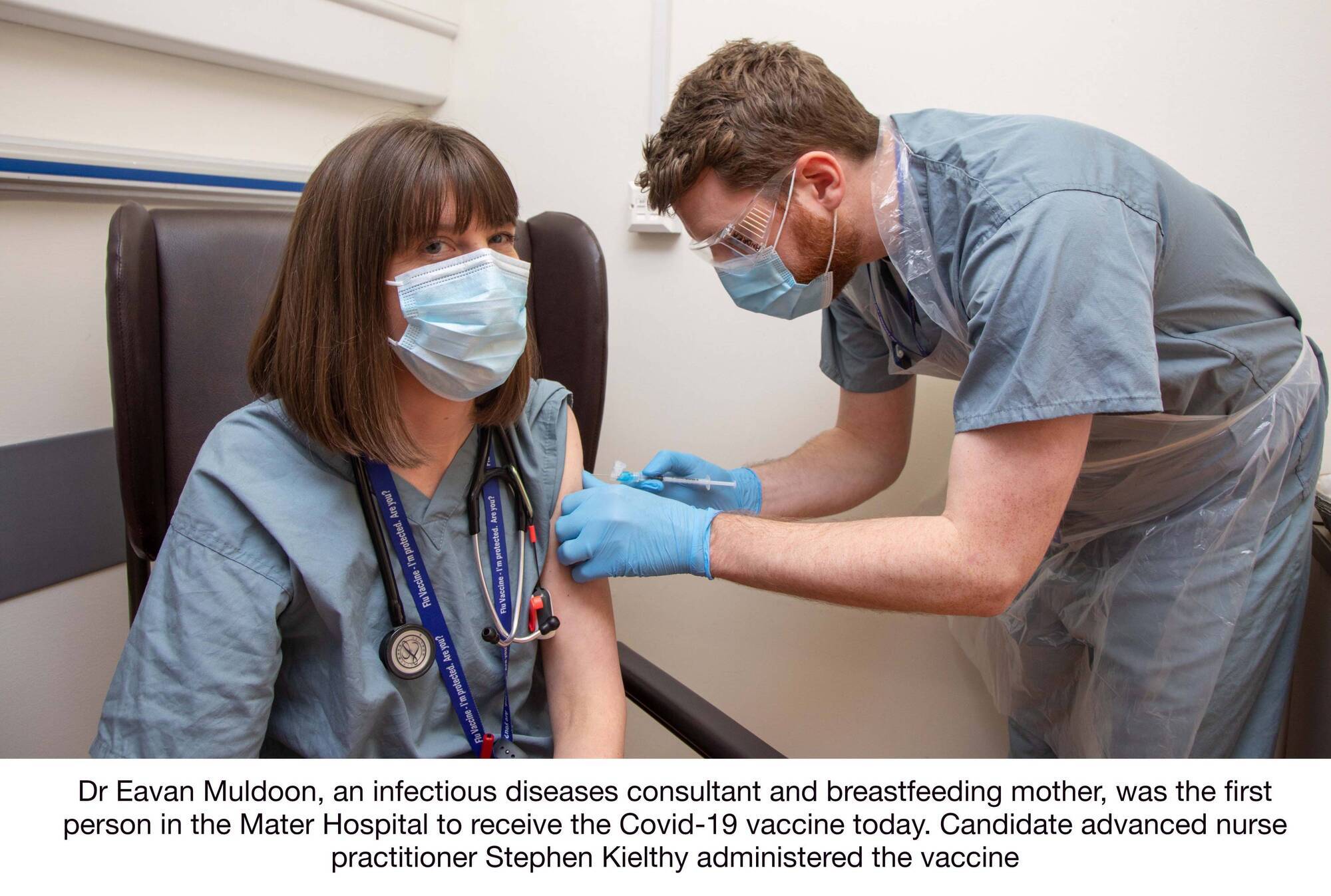 Breastfeeding doctor and 95-year-old Covid-19 survivor vaccinated