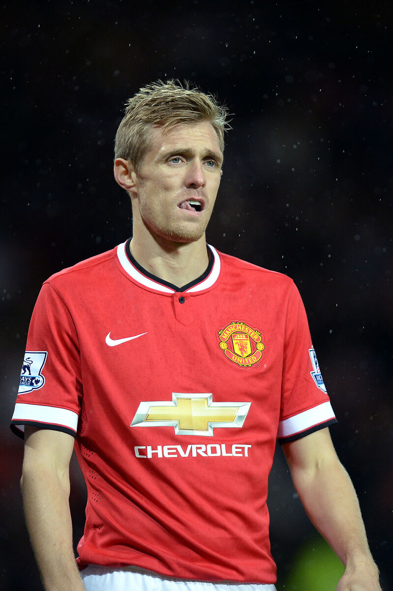 Manchester United's Darren Fletcher during the a Premier League match in 2014. Picture: Martin Rickett