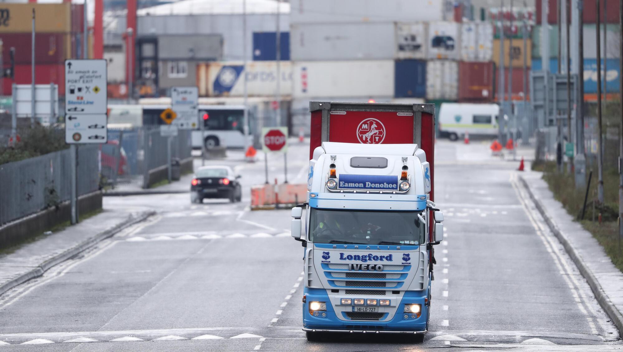 Irish customs rules relaxed amid post-Brexit backlog