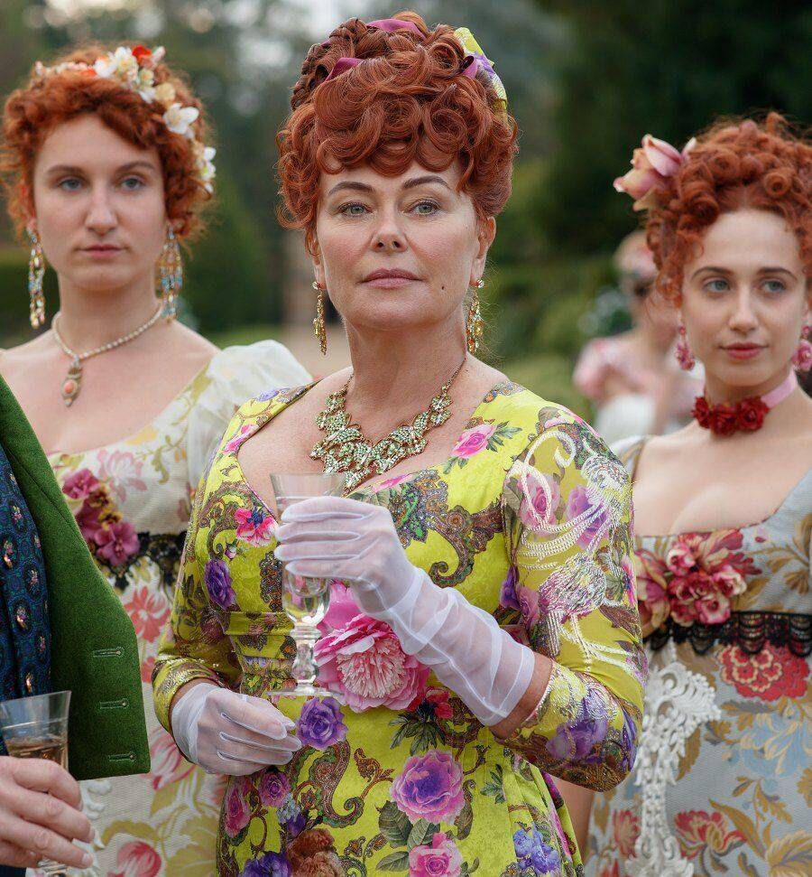 Portia Featherington's jewellery was the perfect fit for an upper-class Lady. Picture: Netflix