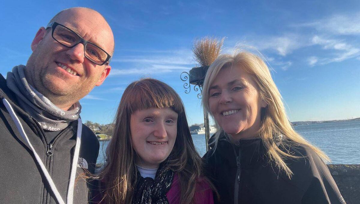 Ger and Sherri O'Donnell with their daughter Michelle. Ger and Sherri O'Donnell with their daughter Michelle.
