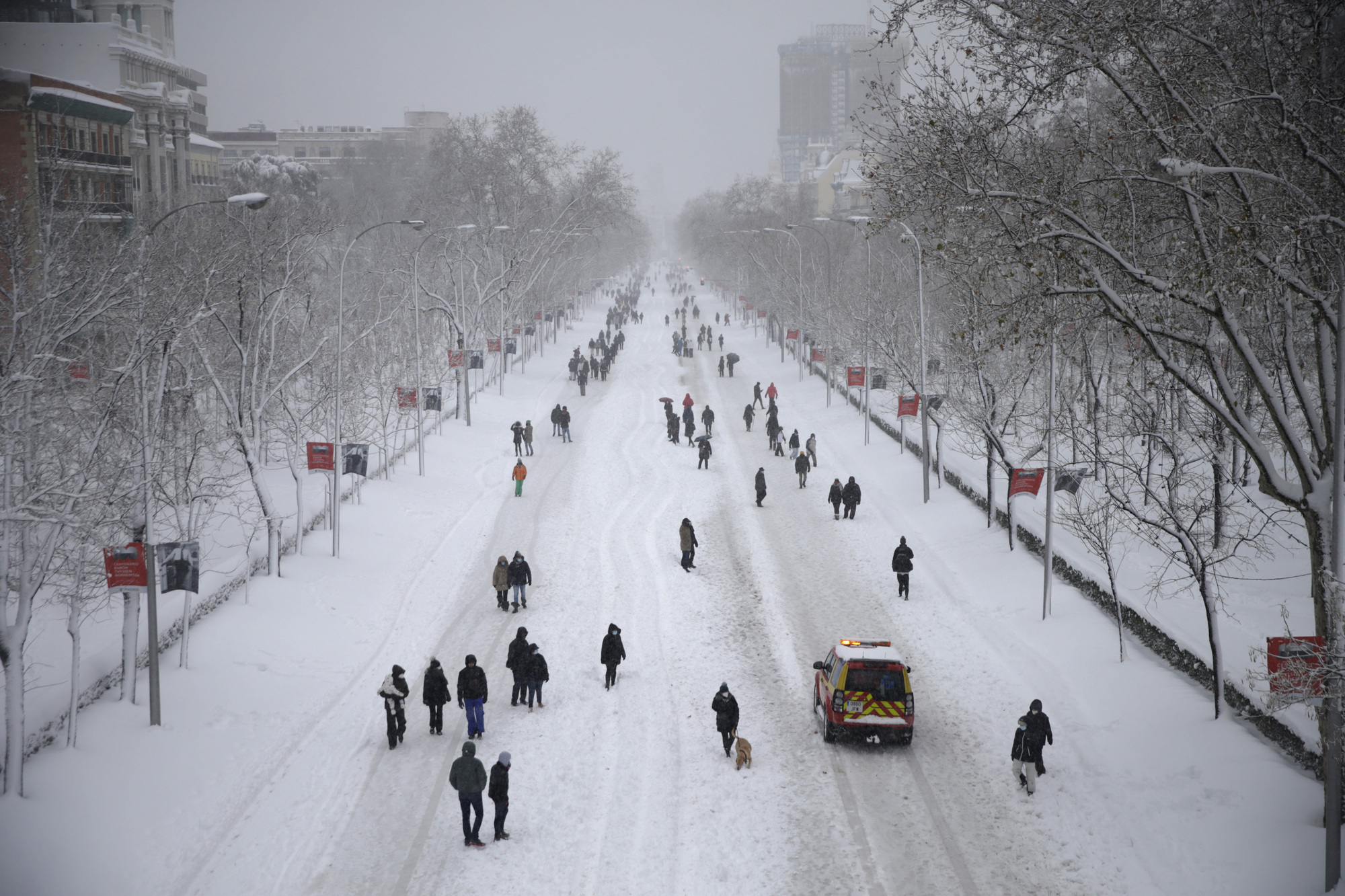 Large parts of Spain brought to a standstill by deadly blizzard