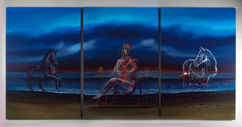 The painting was donated to Heroes Aid by Tullamore artist Vincent Devine. Picture: Heroes Aid The painting was donated to Heroes Aid by Tullamore artist Vincent Devine. Picture: Heroes Aid