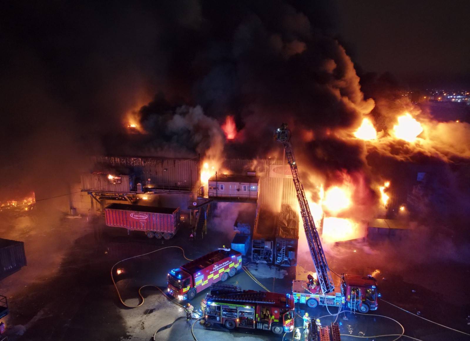 Dublin blaze brought under control; Shipping resumes at Port of Cork following fire