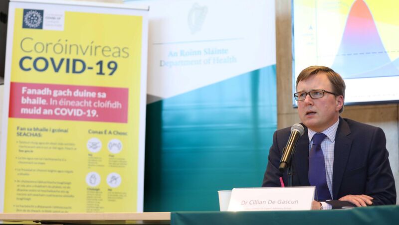 Dr Cillian De Gascun has reported the growing presence of the UK strain in Covid-19 samples. Picture: Leah Farrell/RollingNews.ie Dr Cillian De Gascun has reported the growing presence of the UK strain in Covid-19 samples. Picture: Leah Farrell/RollingNews.ie