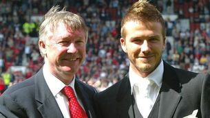 Beckham hails 'father figure' Ferguson