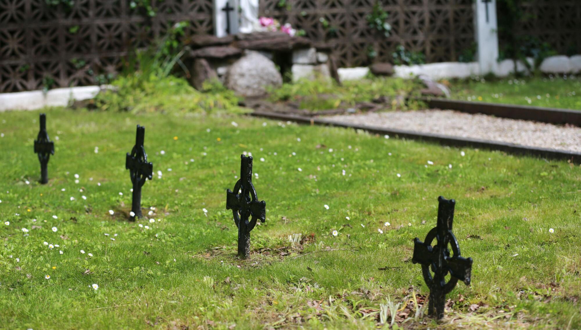 The graveyard at the former Bessborough mother and baby home in Blackrock, Cork. Picture: Laura Hutton/RollingNews.ie