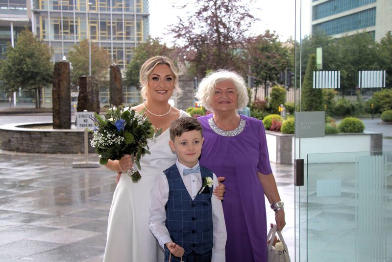 Frances O'Leary and and Frances O'Leary Senior and Oscar O'Halloran. Pictures: Colm Doyle