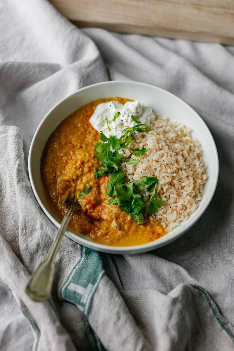 Red lentil dahl. Photo: Bríd O'Donovan Red lentil dahl. Photo: Bríd O'Donovan