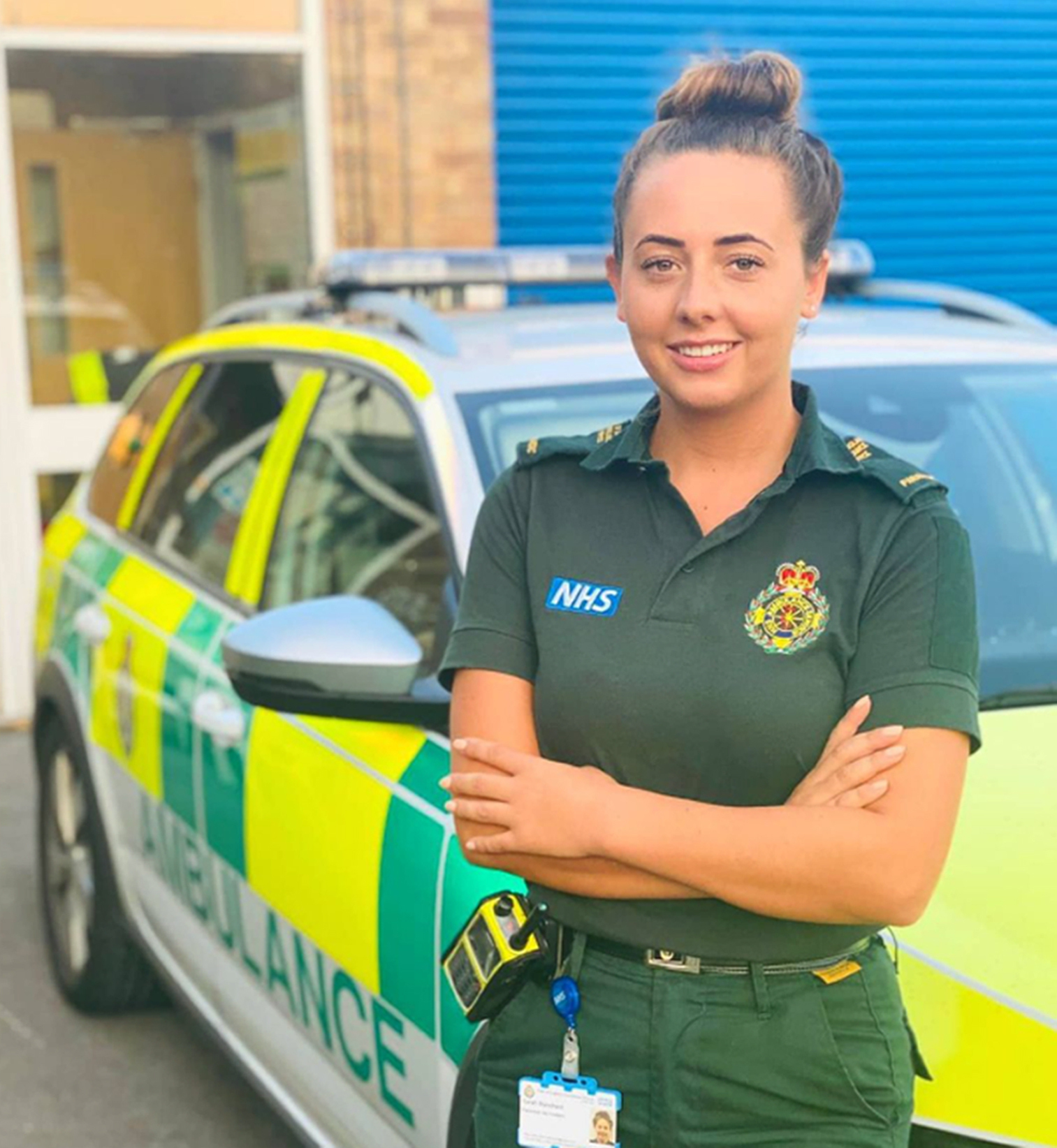 Humans of Covid-19: one of the NHS workers (name not given) that has posted on the Instagram page documenting the lives of frontline workers. Picture: Humans of Covid-19/PA Wire