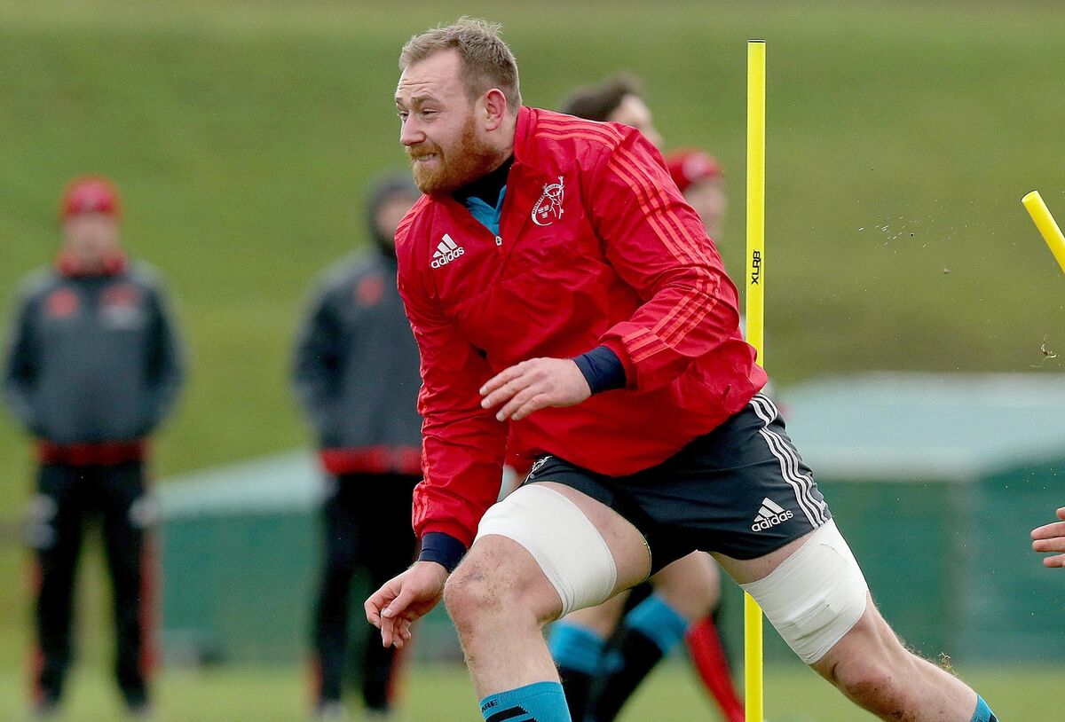 Shane Buckley training with the Munster squad in 2016. Picture:Â INPHO/Donall Farmer Shane Buckley training with the Munster squad in 2016. Picture:Â INPHO/Donall Farmer