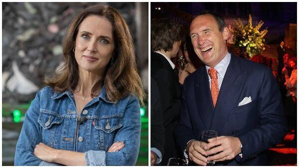  Maia Dunphy and AA Gill. 