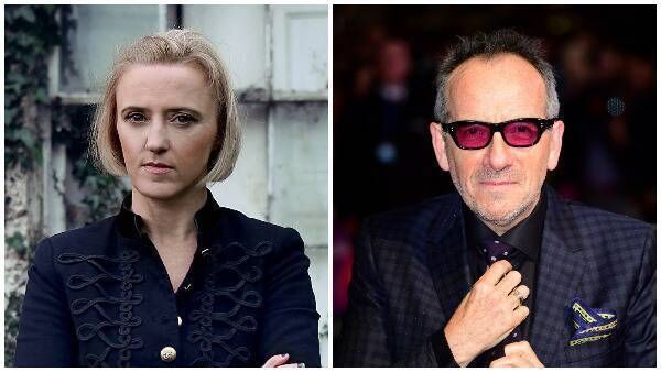  Liz Nugent,and Elvis Costello.