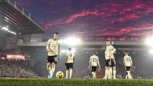 <p>DARK CLOUDS LIFTING: Manchester United have gone a long way since their last visit to Anfield, a 2-0 defeat to a Liverpool side running away with the Premier League. Twelve months on, a United victory would lift them six points of the champions. <span class="contextmenu emphasis CaptionCredit">Picture: Michael Regan/Getty Images</span>
            </p>
