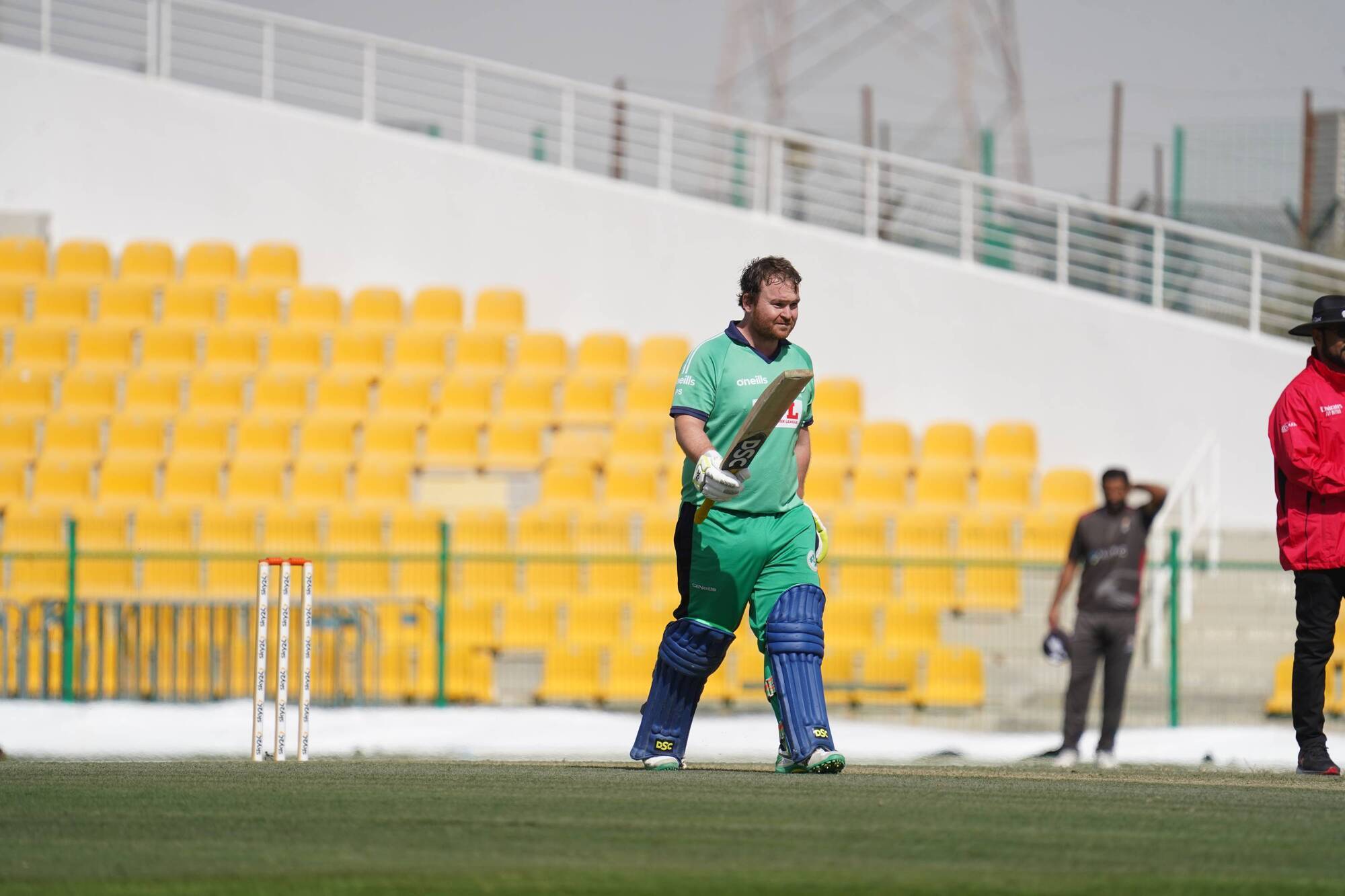 Ireland batsman and vice-captain Paul Stirling scored an unbeaten century in the first ODI against UAE