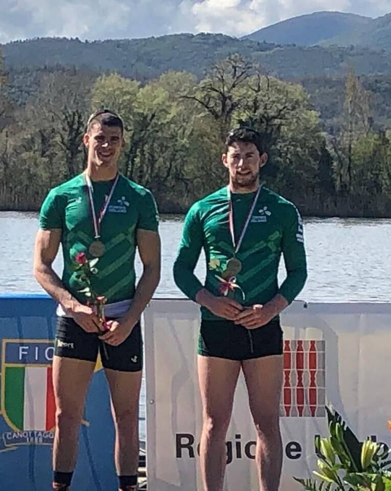  Phil Doyle and Ronan Byrne, who won rowing bronze for Ireland at the Piediluco International regatta (Paola D'Aloja International Regatta) in Italy last year.