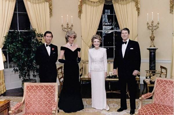 The Reagans with Prince Charles and Princess Diana in the Yellow Oval Room. Picture: White House Museum The Reagans with Prince Charles and Princess Diana in the Yellow Oval Room. Picture: White House Museum