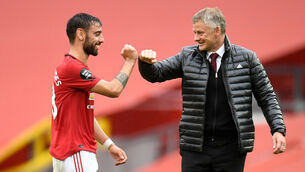 <p>Bruno Fernandes has been superb since joining Manchester United (Peter Powell/PA)</p>