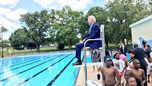 <p>In 2017 Joe Biden returned to his old lifeguard chair at the aquatic centre, Wilmington, Delaware, now named after him.</p>
