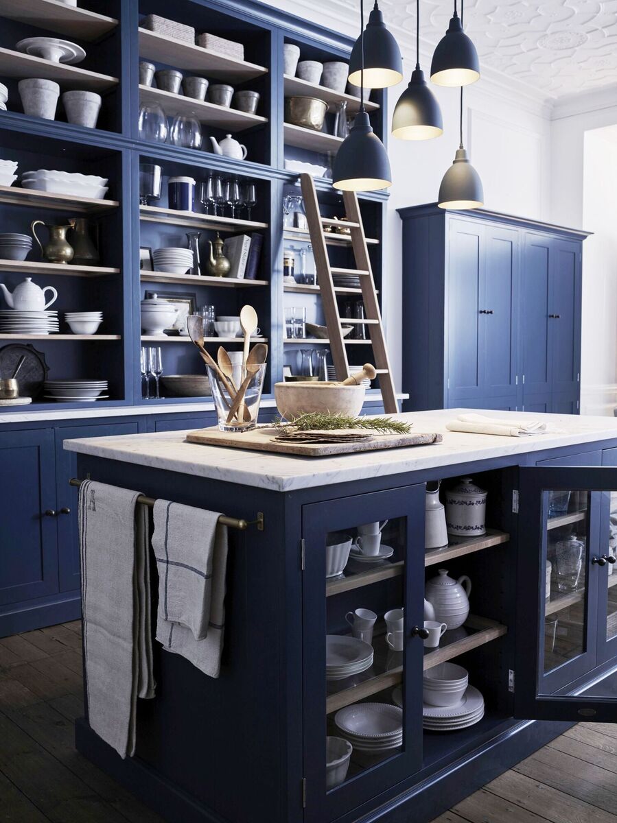 Standalone pantries are ideal for that accrued free-standing look that can easily soften a fitted kitchen, Neptune Kitchens.